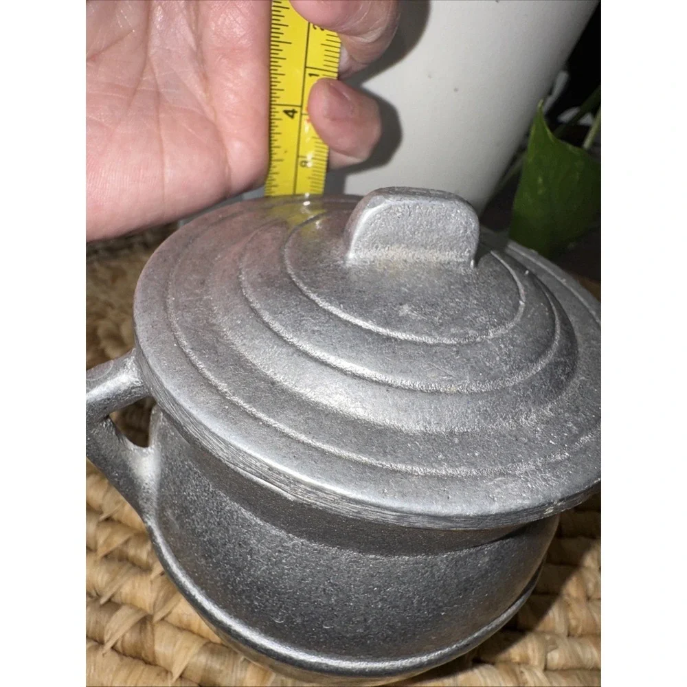 Wilton Armetale Mini Bean Pot Soup Pot Vintage Pewter‎ With Lid